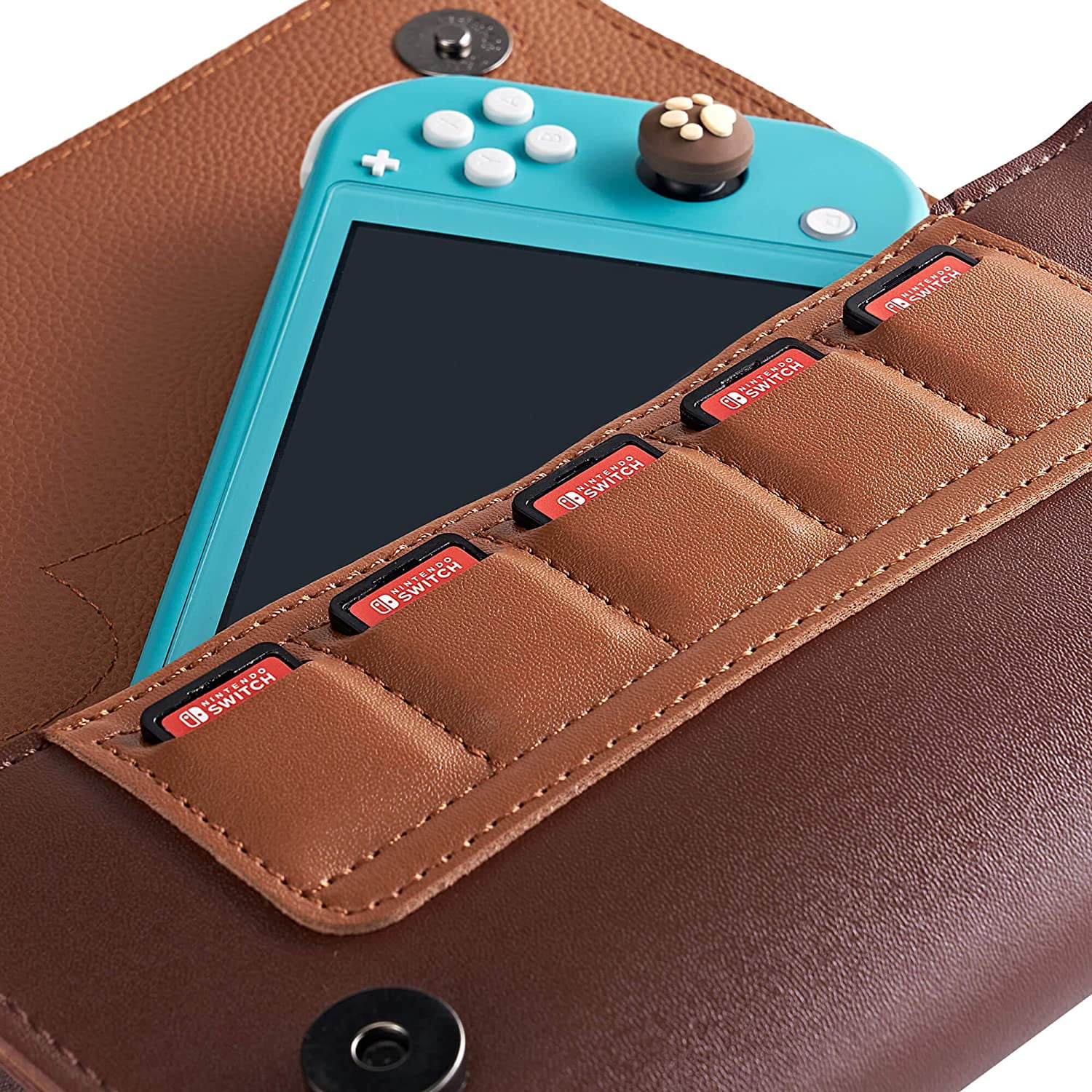 switch lite leather case
