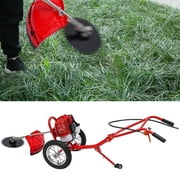 Hand Push Type Grass Cutter Lawn Mower Trimmer Gasoline Brush Cutting Machine
