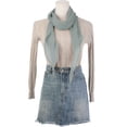 thumbnail image 3 of INSPIRE CHIC Unisex Solid Rhombus Large Scarves Wrinkle Neck Scarf Beach Gauze Wrap Shawl, 3 of 6