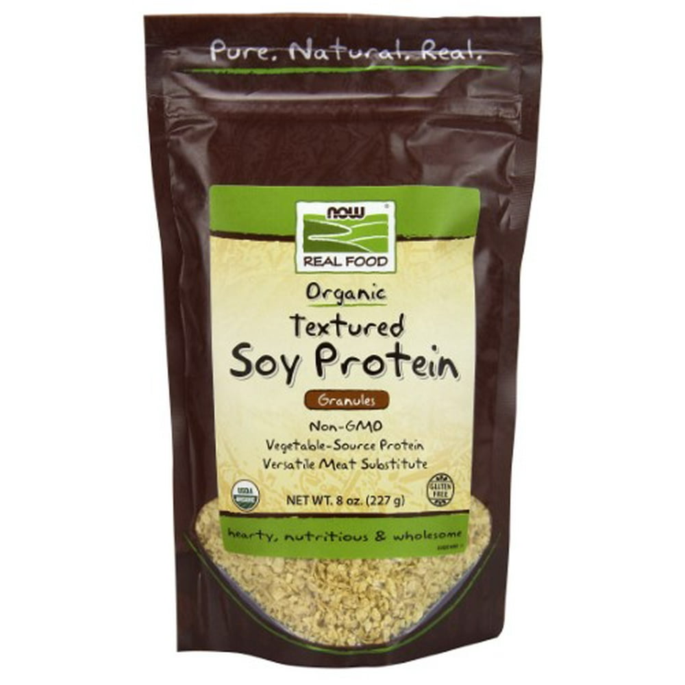 Now Foods Organic Textured Soy Protein, 8.0 Oz