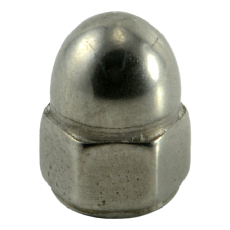 #4-40 18-8 Stainless Steel Coarse Thread High Crown Acorn Nuts (10 pcs.)