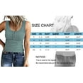 thumbnail image 6 of MOSHU Henley Women Tank Tops Ribbed Summer Tops Button Down Sleeveless Shirts, 6 of 8
