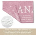 thumbnail image 5 of Nana Gifts, Blanket Gifts for Nana, Nana Birthday Gifts, Nana Gifts from Grandkids, Nana Gifts for Mothers Day Christmas, Super Soft Flannel Throw Blanket for Nana 50" x 60", Pink, 5 of 6