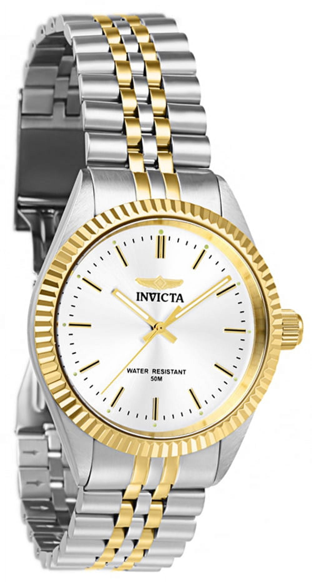 Invicta Specialty Quartz Silver Dial Two-tone Men's Watch 29378