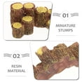 thumbnail image 3 of unbranded 3Ud Decoraciones De Resina Para Arquitectónico Con De Tocón Artificial Multicolor, 3 of 6