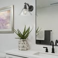 thumbnail image 3 of Yep by Golden Lighting Orwell 1-light Wall Sconce in Brushed Champagne Brass and Clear Glass, 3 of 4