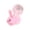 Pink, variant on Tdxkok Motorized Walking Hamster Toy Mini Interactive Rolling Electronic Stuffed Critter Toy Cute Pet Exercise Toy for Small Animals