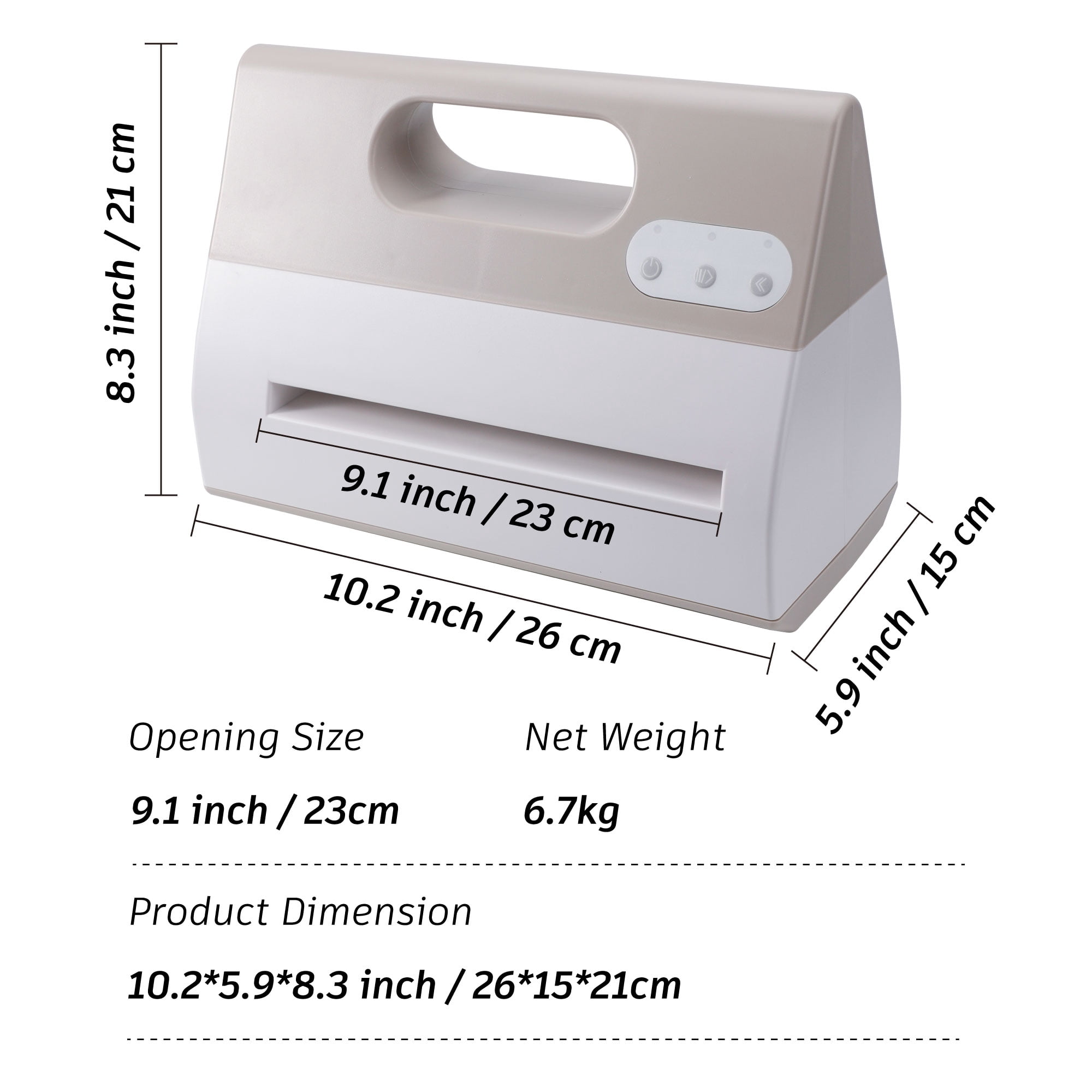 Electric A4 Die Cutting & Embossing Machine for Arts & Crafts, Scrapbooking Cardmaking,9inch Opening