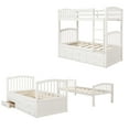 thumbnail image 7 of Harper & Bright Designs Twin Bunk Bed with Ladder, Safety Rail, Twin Trundle Bed with 3 Drawers for Bedroom, 7 of 7