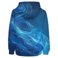 thumbnail image 5 of Xyxonk Hooded Sweatshirts for Boys Kids Long Sleeve Hoodies Basic Hooded Sweatshirts 3D Tie Dye Print Pullover Tops for Teen Graphic Clothes shirts for Kids Size 4-5 Years Blue 110, 5 of 5