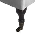 thumbnail image 7 of Elle Decor Collette Tufted Storage Bench, Pearl Grey Velvet, 7 of 7