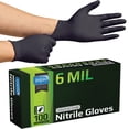 thumbnail image 1 of Guantes de nitrilo Inspire HEAVY DUTY, resistentes a productos químicos de 6 mm, 1 of 8