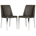 thumbnail image 2 of Safavieh Baltic 18''H Glam Upholstered Side Chair, Set of 2, 2 of 7