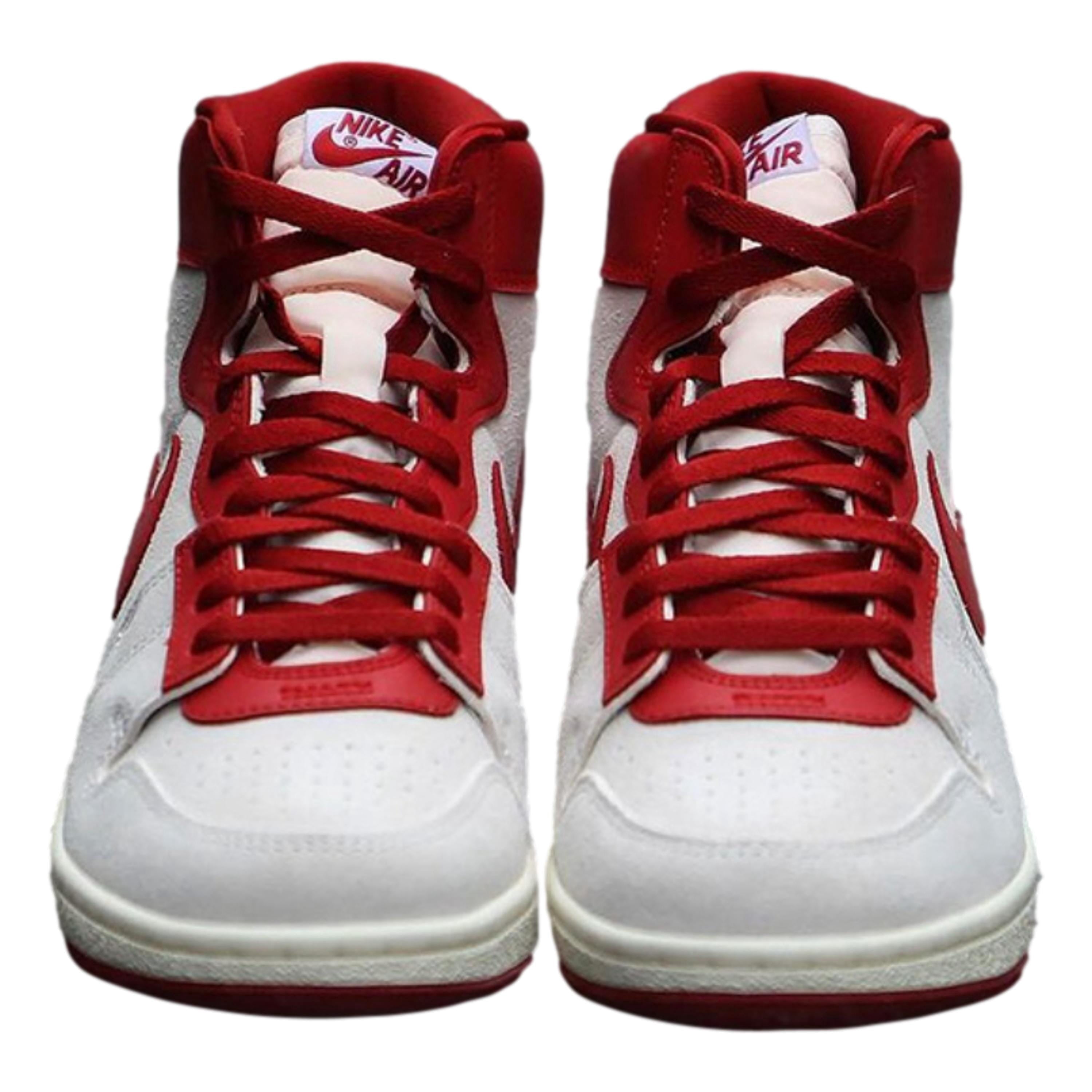 Jordan Air Ship PE SP White Red Athletic Shoes DZ3497 106 Men\'s Size 15 Air Jordan Air Ship PE SP (Summit White, Dune Red & Mystic  main image 4