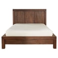 thumbnail image 5 of Solid Wood Platform Bed in Brick Brown Finish, 5 of 7