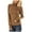 Brown, variant on Samickarr Tops for Women Trendy Fall Long Sleeve Turtle Neck Soft Lightweight Tunic Blouse Solid Color Casual Loose T-Shirts