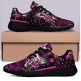 thumbnail image 3 of In October We Wear Pink Breast Cancer Awareness Shoes Sneakers for Women Men Black Size 8.5, 3 of 7