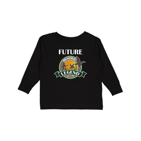 

Inktastic Future Duck Hunting Legend Gift Toddler Boy or Toddler Girl Long Sleeve T-Shirt