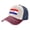 Navy And Red, variant on Croatian Flag Baseball Cap Distressed Adjustable Vintage Cotton Denim Hat for Women Men