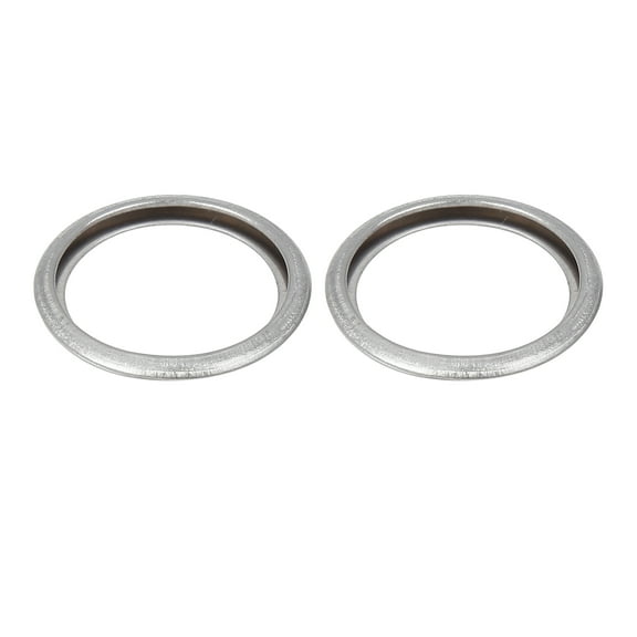 2pcs Durable M20 Silver Tone Oil Drain Plug Gaskets Replacement for Subaru 11126AA000