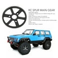 thumbnail image 4 of 65T Spur Main Gear, Wear  Hard Steel Black Compact RC Spur Main Gear Stable Rolling  for RC Car, 4 of 8
