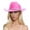 Watermelon Red, variant on Womens Classic Flat Top Cowboy Hat Wide Brim Felt Western Style Summer Outdoor Sun Protection Fedora Cap Watermelon Red