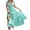 Sky Blue, variant on Womens Summer Dresses Floral Printing V-Neck Boho Beach Dresses Sleeveless Travel Vacation Long Dress