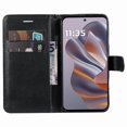 thumbnail image 4 of Wallet Case for Motorola Edge 50 Neo Flip Cover with Card Slots, Magnetic Stand & Strap Black, 4 of 7