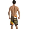 thumbnail image 3 of Mens Casual Swim Trunks Quick Dry Printed Summer Beach Shorts Mens Bañador Drawstring with Elastic Waist and Pockets, 3 of 6