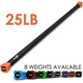 thumbnail image 2 of Yes4All Total Body Weighted Workout Bar, for Exercise, Therapy, Aerobics, Yoga, Strength Training - 25lbs, 2 of 3
