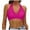 Hot Pink, variant on XEGLSBU Swimsuits for Women 2026 Two Piece Women Bikini Top Push up Swimsuit Top White Size S