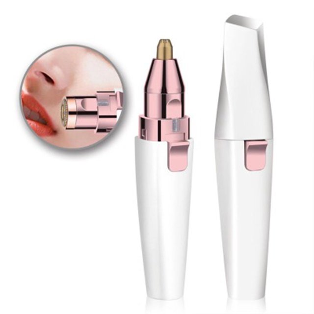 Recortador de cejas para mujer, depilación facial recargable, recortador de cejas 2 en 1, moldeador de cejas eléctrico, depilación de cejas, labios, mejillas, barbilla, dedos Adepaton 2036052