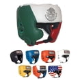 thumbnail image 1 of Casco de boxeo para competición de primera fila, bandera mexicana, talla XL, 1 of 9