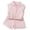Pink, variant on IFNWSV Toddler Outfits for Girls Solid Color Sleeveless Casual Lapel Top with Elastic Waist Short Pants Pink 6-7 Years