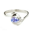 thumbnail image 2 of Galaxy Gold 14K White Gold Natural Diamonds and Pear-Shaped Tanzanite Ring - December Birthstone - Balance & Intuition - Sizes 5.5 to 11 - Fine Jewelry for Women, 2 of 5