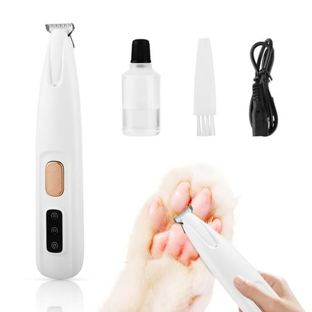 Cat Grooming Trimmer Cat Trimmer Cordless Pet Shaver Low Noise Waterproof Rechargeable for for Cats Small Dogs & Animals Paws Ears Rump Face Eyes(white)