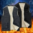 thumbnail image 3 of Outdoor Ventures Men's Running Vest Outerwear, Lightweight Windproof Fleece-Lined Sleeveless Jacket for Golf, 3 of 8