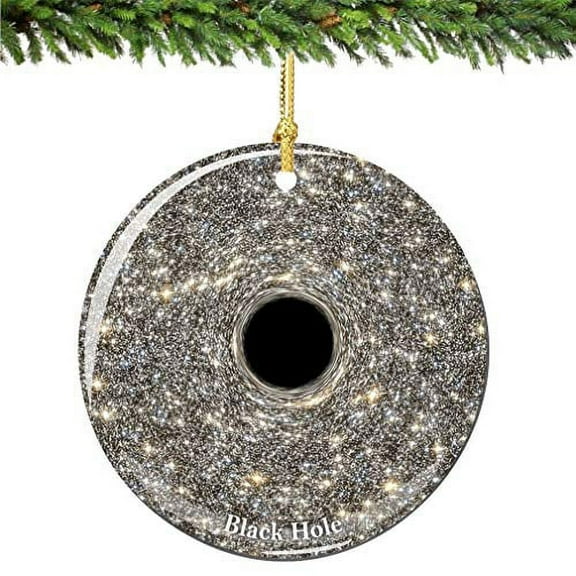 City-Souvenirs NASA Black Hole Christmas Ornament, Porcelain 2.75 Inch Christmas Ornament