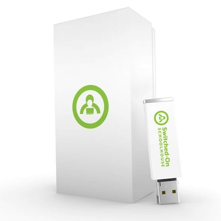 Homeschool Curriculum - Switched on Schoolhouse, Grade 8, USB Core Subject Set – Math, Language, Science, & History, 8th Grade Homeschool Curriculum by Alpha Omega