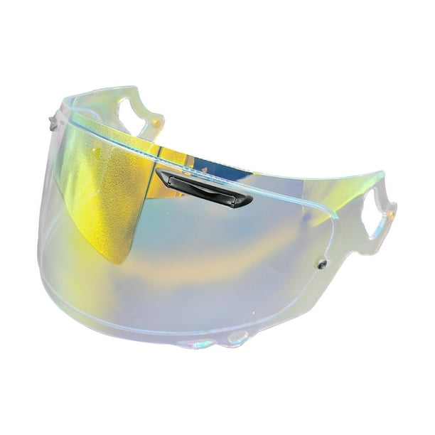 Visera de repuesto para casco de motocicleta de fácil instalación Oro claro y REVO