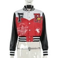 thumbnail image 2 of Desert Vibes Varsity Jacket (S, Red), 2 of 6