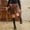 Brown, variant on NAISIBABY Girls Pleated Skirts 12T, Casual School Uniform A-Line High Waist Pleather Skater Skirt Brown (3-14T)