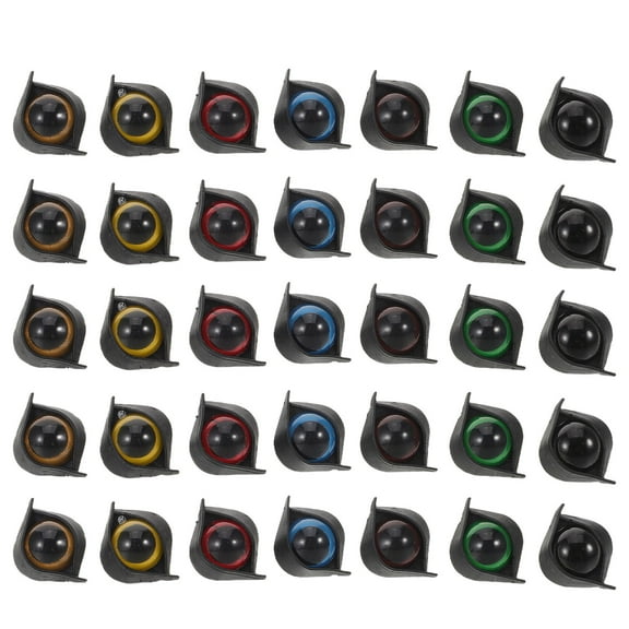 Milisten 50 Sets Durable Lifelike Plastic Craft Eyes for Handmade Projects and DIY Crafts