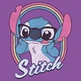 thumbnail image 2 of Girls Lilo & Stitch Distressed Oval Alien T Shirt, 2 of 4
