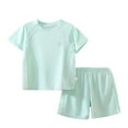 thumbnail image 1 of Ensemble pour Garçon, T-Shirt Imprimé et Short, Col Rond, Tenues d'Été, Vêtements pour Bébé Garçon 9-10 Ans, 1 of 9