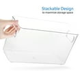 thumbnail image 4 of EatEx 1 Pack Clear Plastic Food Storage Bins with Handles, Kitchen Pantry, Refrigerator, Cabinet Organizers for Dried Goods, Fruit, Pasta, or Snacks, Clear BPA Free Containers, 4 of 5