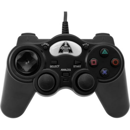 Arsenal Gaming Ps 2 Wired Programmable Controller, Black