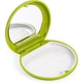 thumbnail image 1 of GHSDFBB Retainer Holder Case with Mirror Mouthguard Case with Magnetic Closure, Orthodontic Denture Case Mouth Guard Holder Case Denture Box Case, Light and Compact-Green, 1 of 7
