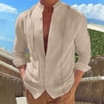 thumbnail image 3 of Chemise à Manches Longues pour Hommes Cardigan Décontracté de Vacances, 3 of 5