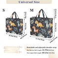 thumbnail image 2 of FORMRS Womens Corduroy Tote Bag Crossbody Shoulder Handbag with Pocket, Orange Dinosaur, 2 of 7